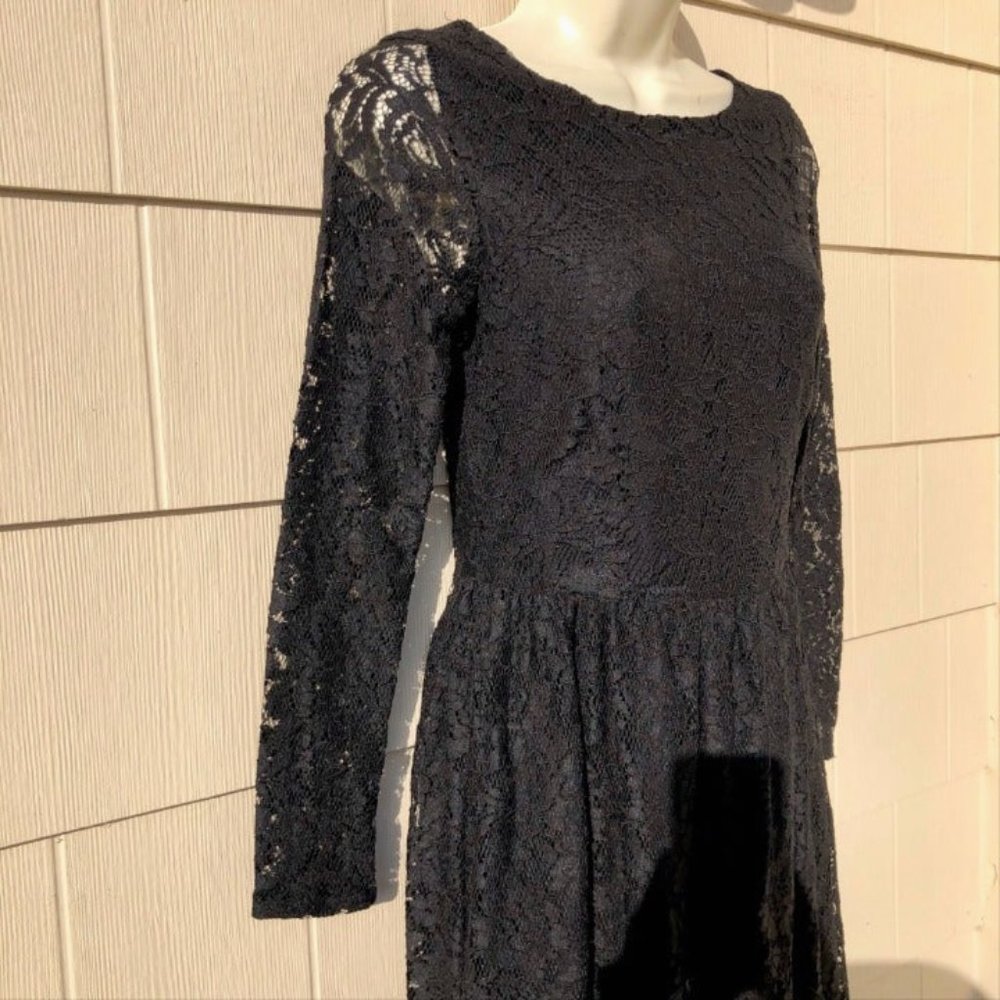 COPY - ODYLYNE Black Lace Maxi Dress